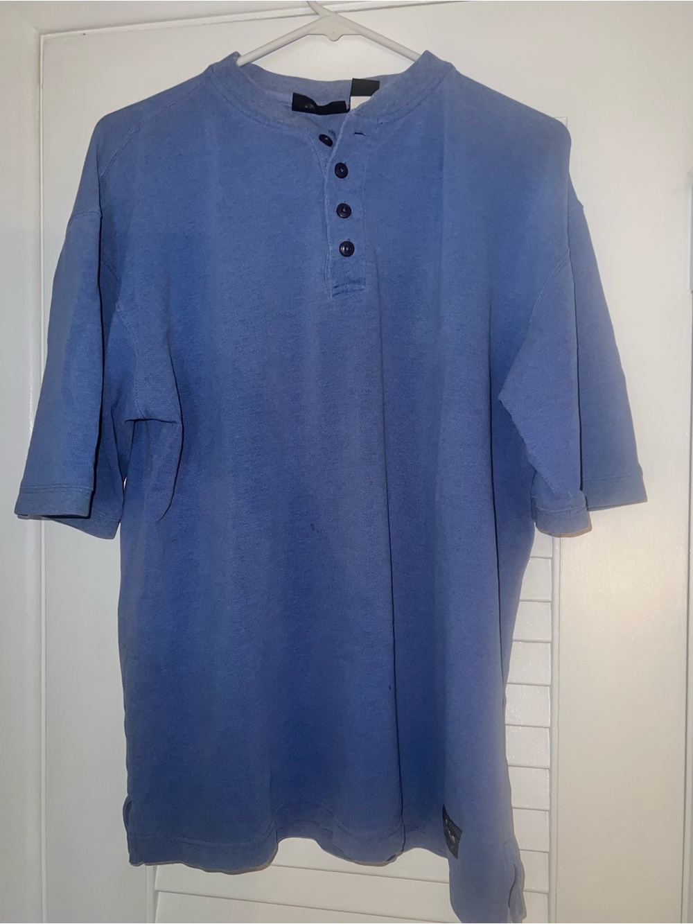Patagonia Men's Short-Sleeve Henley Tee in Slate Blue Vintage M